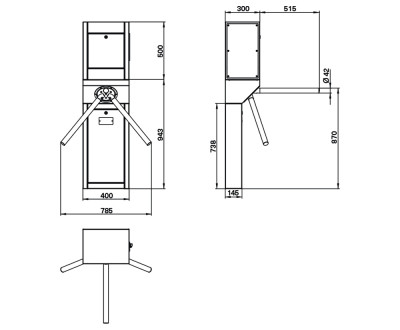 MPP 232: Габаритные размеры