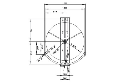 MPT 330 4-wing: Габаритные размеры