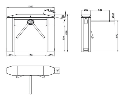 MPP 122: Габаритные размеры