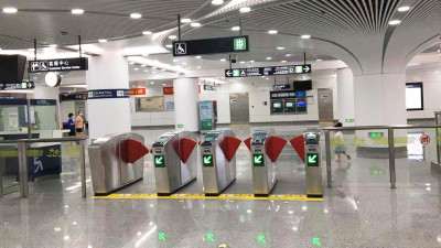 Турникеты Magnetic на 8 линии метро Ханчжоу: 
