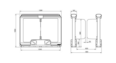 mWing: Габаритные размеры