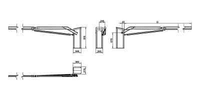 Parking Pro: Габаритные размеры