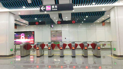 Турникеты Magnetic на 8 линии метро Ханчжоу: 