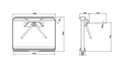 mTripod short: Габаритные размеры