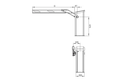 Access Pro L: Габаритные размеры