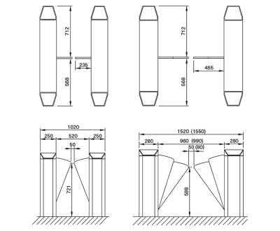 MPR: Габаритные размеры